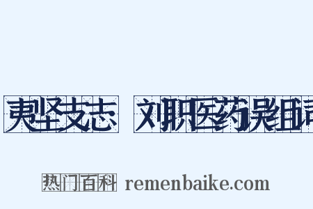 夷坚支志·刘职医药误组词是什么意思的图片